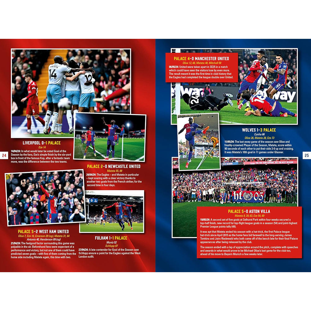 Crystal Palace FC Official Annual 2025: 2 - Books By Crystal Palace