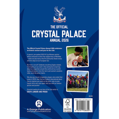 Crystal Palace FC Annual 2026: 4 - Books By Crystal Palace