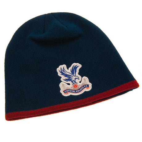 Crystal Palace FC Navy Beanie: 2 Caps & Hats By Crystal Palace