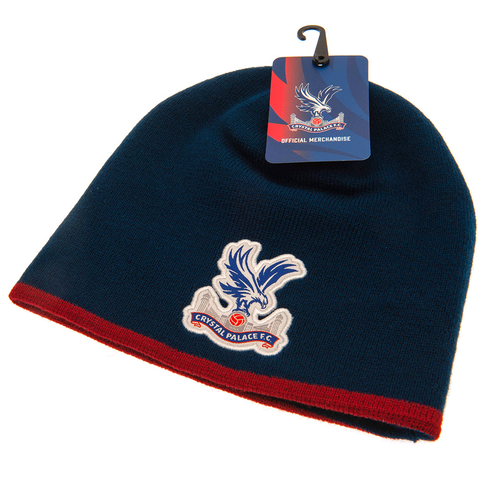 Crystal Palace FC Navy Beanie: 3 - Caps & Hats By Crystal Palace