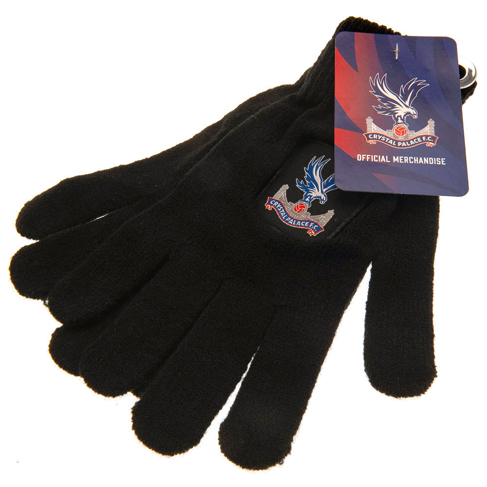 Crystal Palace FC Knitted Gloves Junior: 3 - Gloves By Crystal Palace