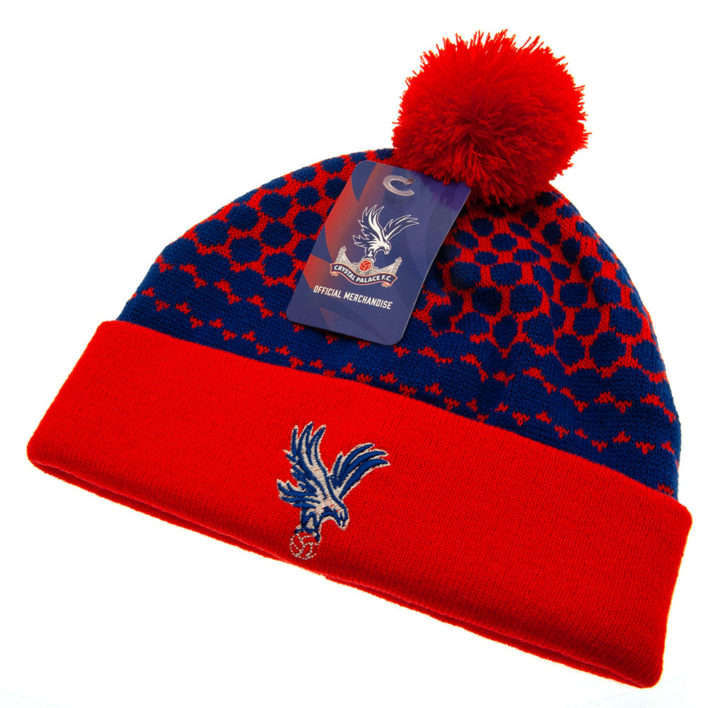 Crystal Palace FC Fade Ski Hat: 3 - Caps & Hats By Crystal Palace
