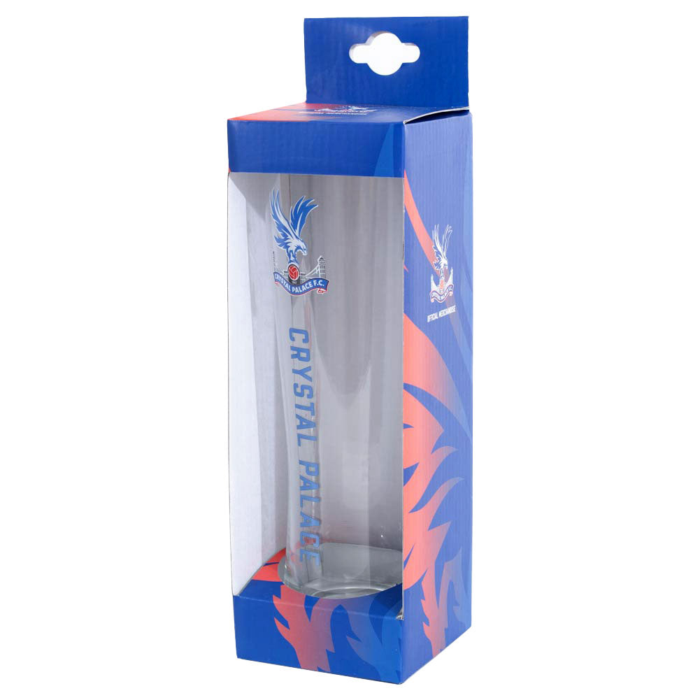 Crystal Palace FC Tall Beer Glass: 4 - Beer Glasses By Crystal Palace