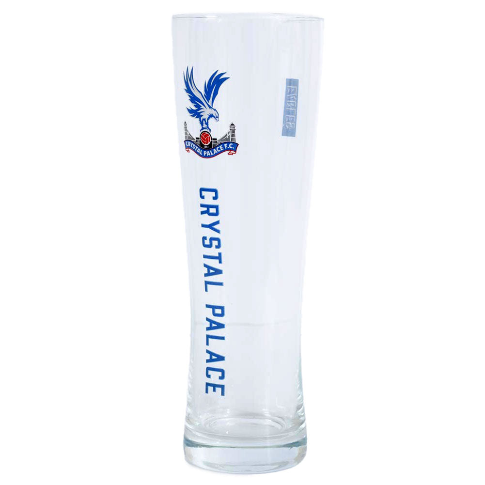 Crystal Palace FC Tall Beer Glass: 2 - Beer Glasses By Crystal Palace