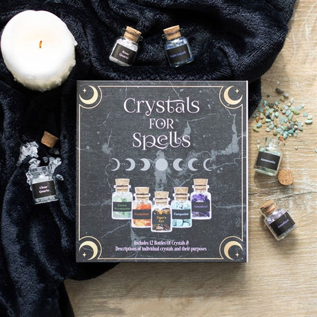 Crystals for Spells Crystal Chip Bottle Gift Set: 1 - By Gift Moments