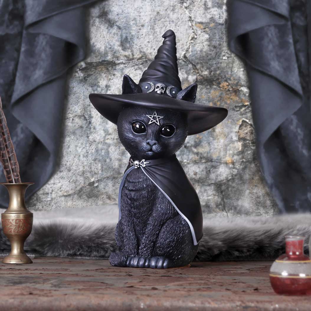 Cult Cuties Purrah Witch Cat Figurine 30cm (Large): 1 - Figures & Collectables By NN Designs