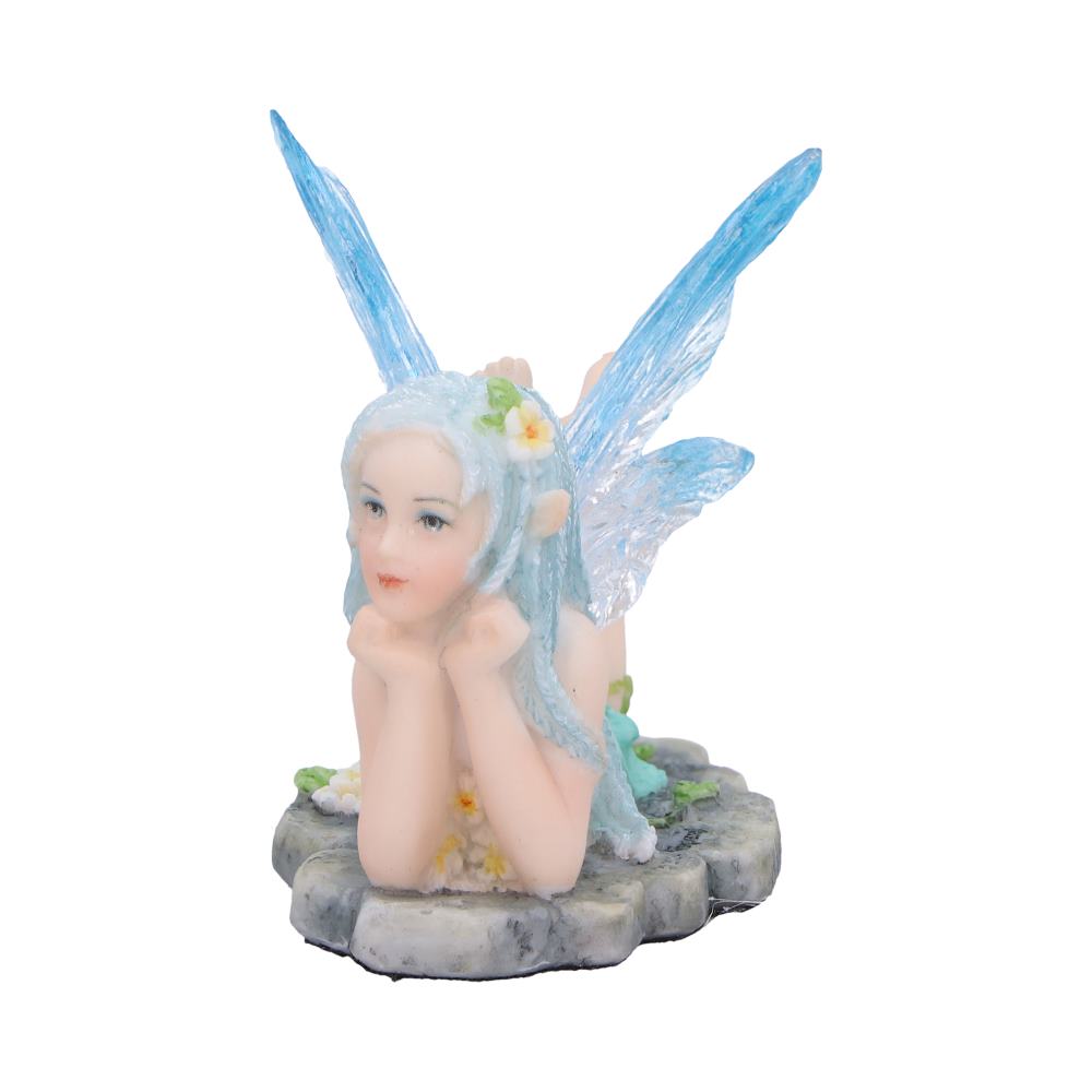 Amelia - Nature fairy figurine with clear blue wings - Shop Figurines Small (Under 15cm) At Gift Moments - 3