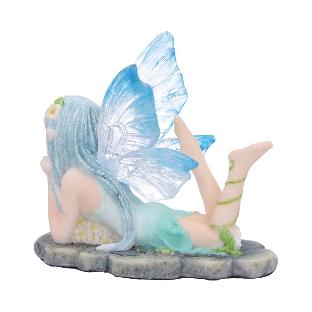 Amelia - Nature fairy figurine with clear blue wings - Shop Figurines Small (Under 15cm) At Gift Moments - 4
