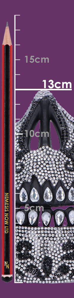 Fancy Dress Jewelled Masquerade Mask Cosplay (Silver)