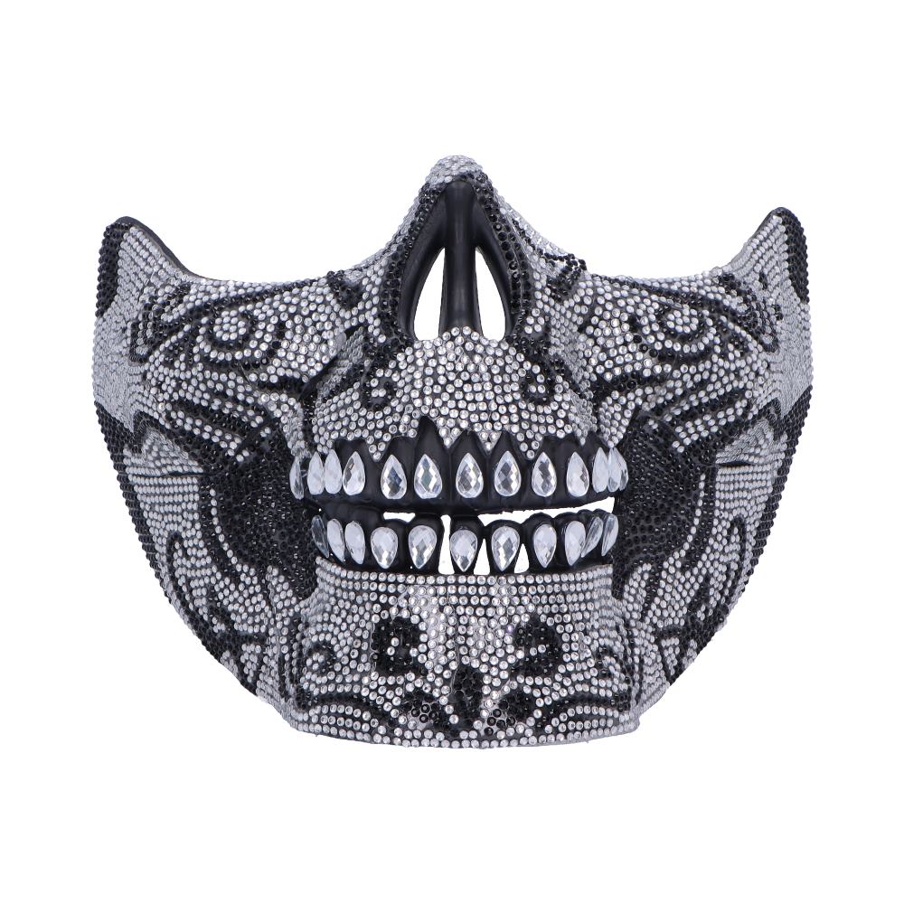 Fancy Dress Jewelled Masquerade Mask Cosplay (Silver)