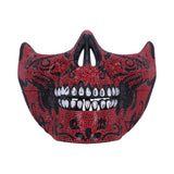 Fancy Dress Jewelled Masquerade Mask Cosplay (Red)