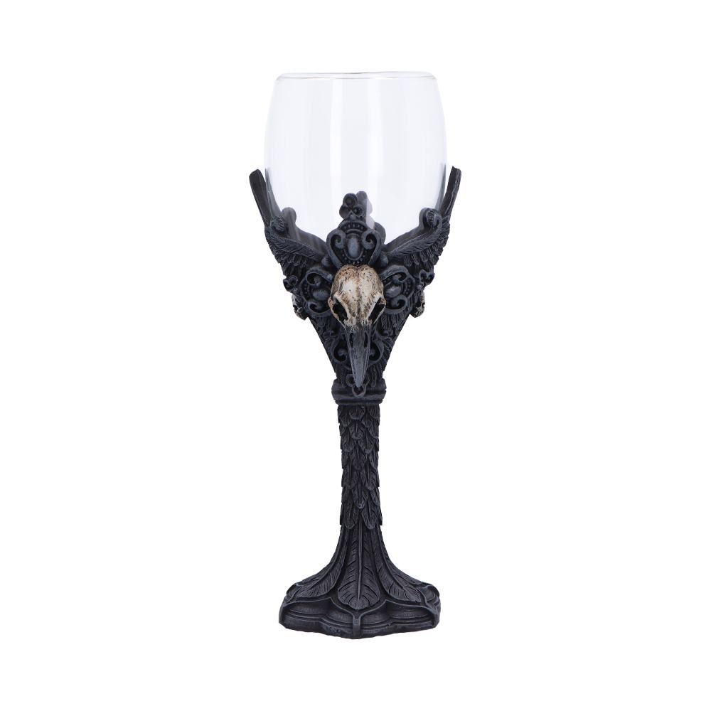 Gothic Raven Nevermore Goblet - Shop Goblets & Chalices At Gift Moments - 4