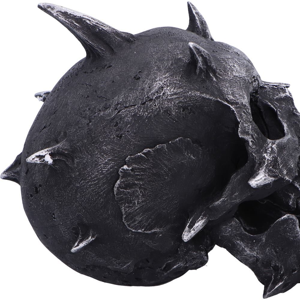Iron Fang Spike Skull Figurine