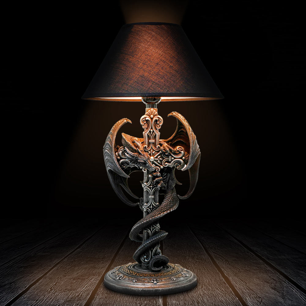 Dragons Crucis Gothic Plug In Lamp - Shop Lamps And Lighting At Gift Moments - 1