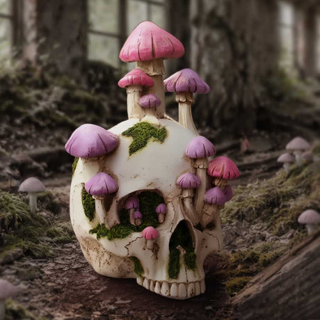 Sporebound Skull Figurine 29.5cm - Shop Figurines Medium (15-29cm) At Gift Moments - 1