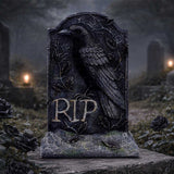 The Last Perch Gothic Raven Gravestone 25.3cm - Shop Figurines Medium (15-29cm) At Gift Moments - 1