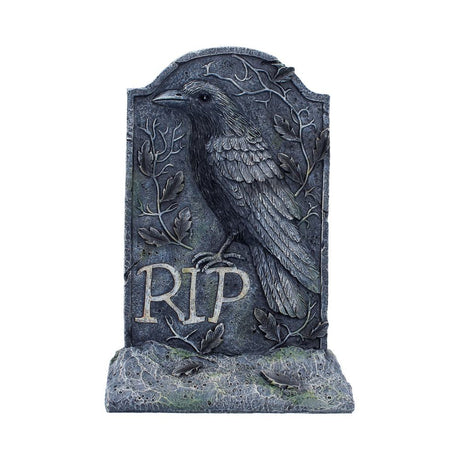 The Last Perch Gothic Raven Gravestone 25.3cm - Shop Figurines Medium (15-29cm) At Gift Moments - 2