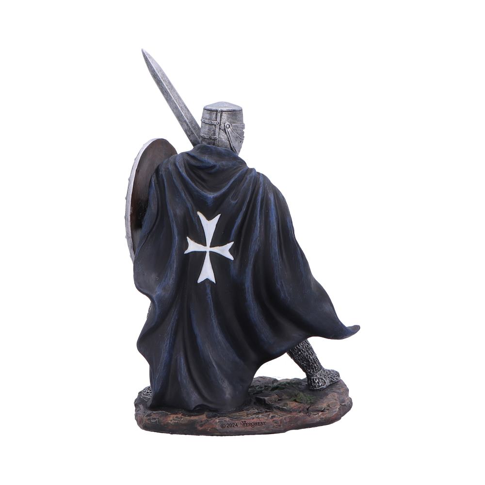 Black Knight Hospitaller Figurine 17.3cm - Shop Figurines Medium (15-29cm) At Gift Moments - 4