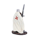White Knight Templar Figurine 18.5cm - Shop Figurines Medium (15-29cm) At Gift Moments - 4