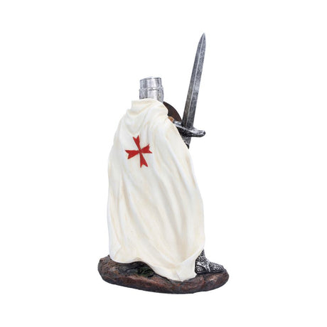 White Knight Templar Figurine 18.5cm - Shop Figurines Medium (15-29cm) At Gift Moments - 4