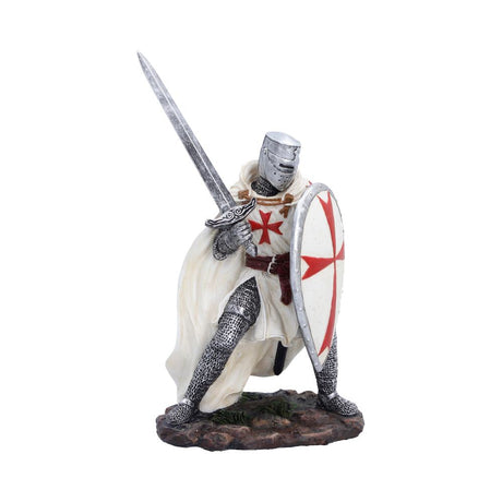 White Knight Templar Figurine 18.5cm - Shop Figurines Medium (15-29cm) At Gift Moments - 5