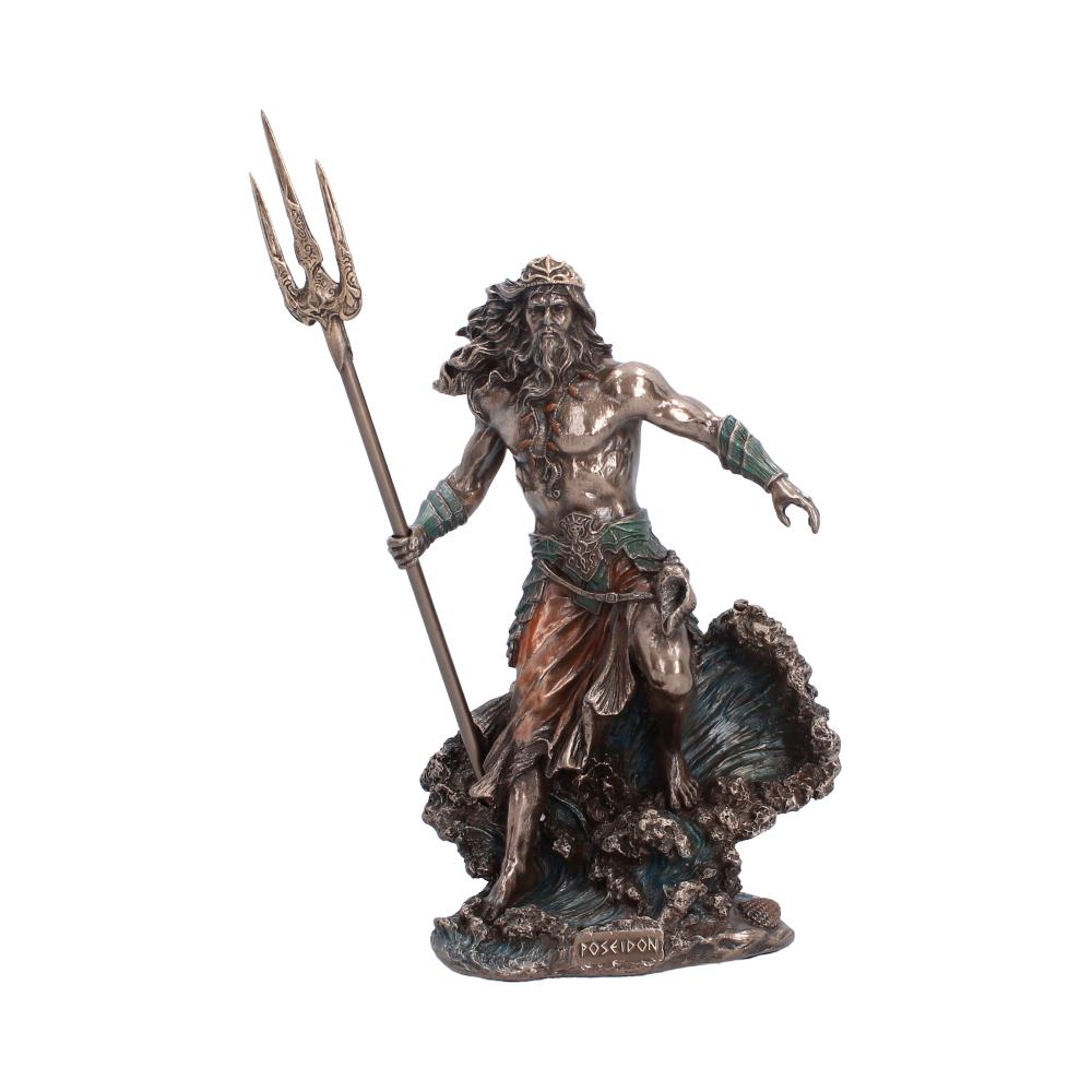 Poseidon Greek God of the Sea Figurine 25.2cm - Shop Figurines Medium (15-29cm) At Gift Moments - 2