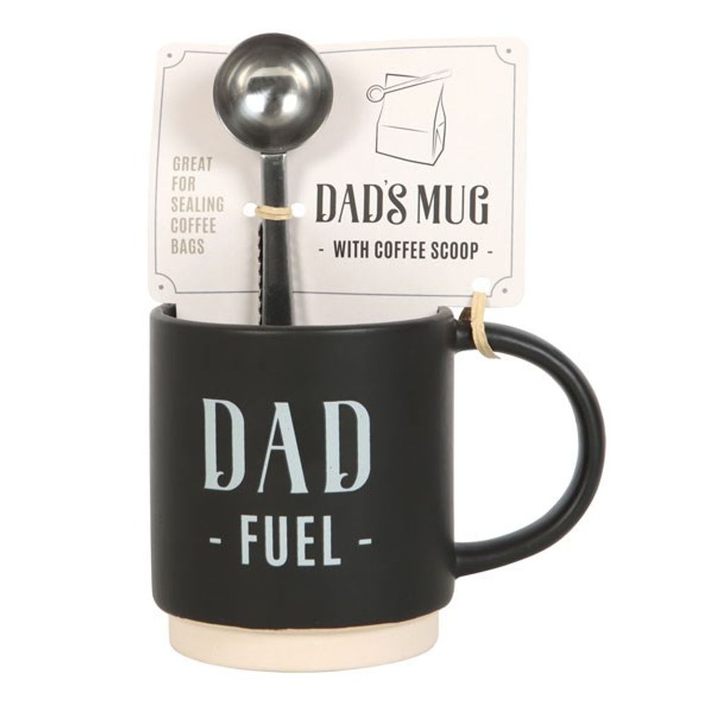 Dad Fuel Mug and Coffee Scoop Clip: 2 - Mugs By Gift Moments