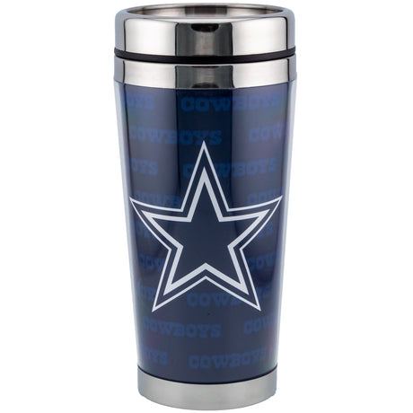 Dallas Cowboys Full Wrap Travel Mug: 1 - Mugs By American Sports
