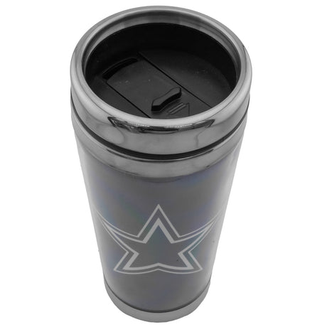Dallas Cowboys Full Wrap Travel Mug: 7 - Mugs By American Sports