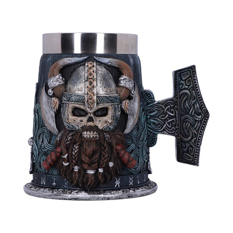 Danegeld Viking Tankard with removable stainless steel insert: 2 - Tankards By NN Designs