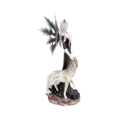 Dark Aura Fairy With Her Grey Wolf Companion 24cm: 5 - Figures & Collectables By Gift Moments