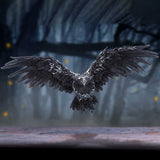 Dark Feather Owl Wall Plaque 55cm: 1 - Wall Hanging Sculptures By Gift Moments