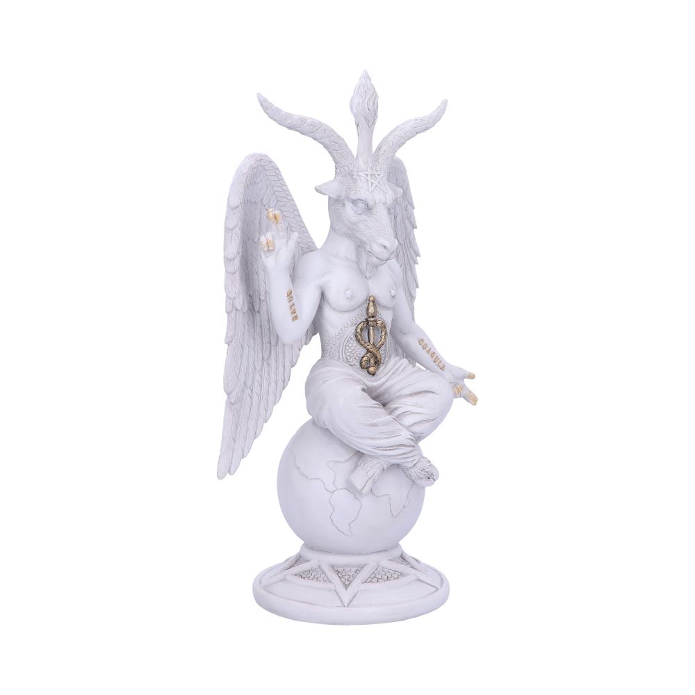 Dark Lord 26cm White Baphomet Figurine: 5 - Figures & Collectables By NN Designs