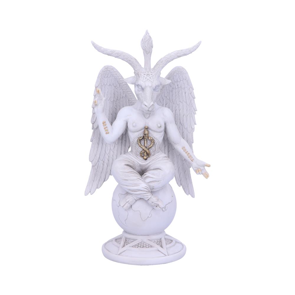 Dark Lord 26cm White Baphomet Figurine - Shop Figures & Collectables At Gift Moments - 2