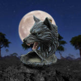 Dark Wolf Head Backflow Incense Burner 11.5cm: 1 - Incense Holders By Gift Moments