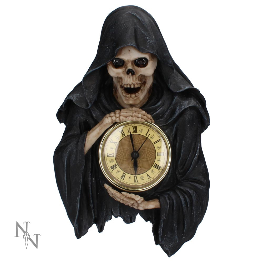 Darkest Hour Wall Hanging Grim Reaper Clock: 2 Clocks By Gift Moments