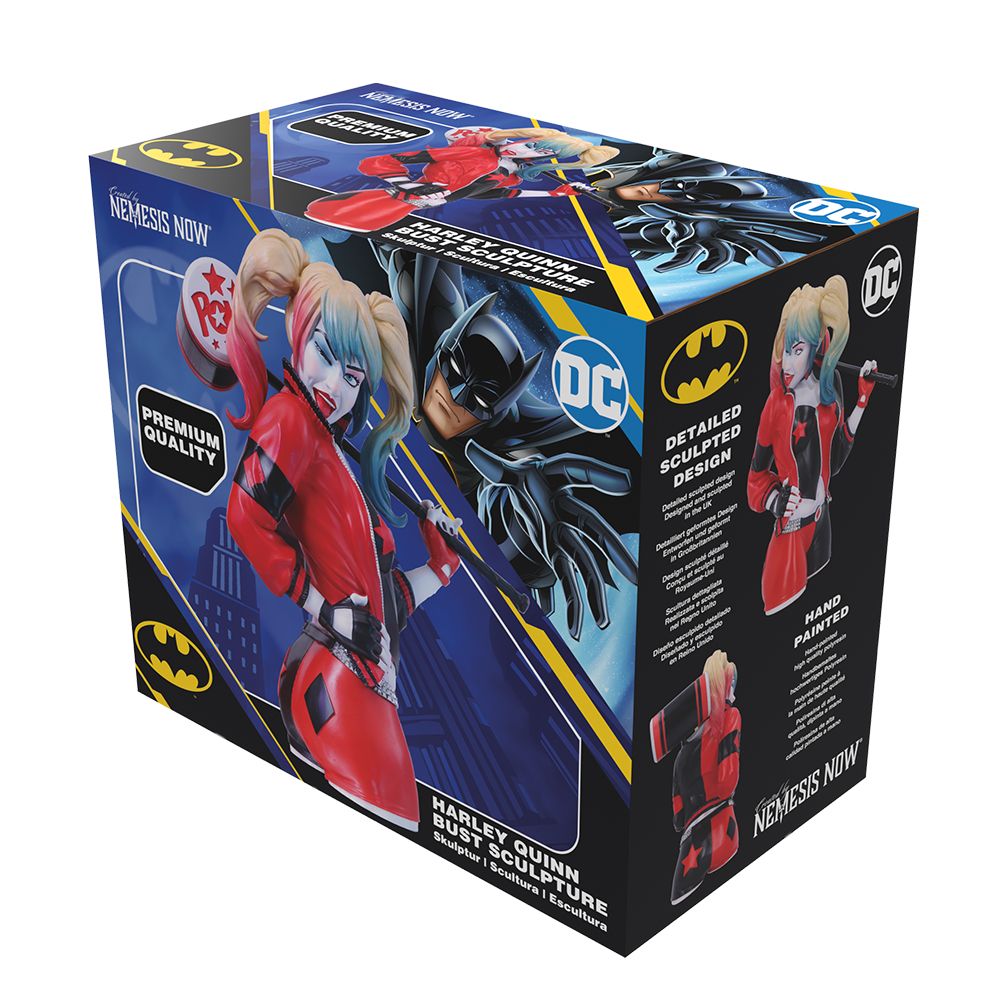 DC Harley Quinn Bust 30cm: 9 - Figures & Collectables By Batman