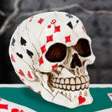 Dead Mans Hand Playing Card Skull Ornament: 1 - Figurines Medium (15-29cm) By Gift Moments