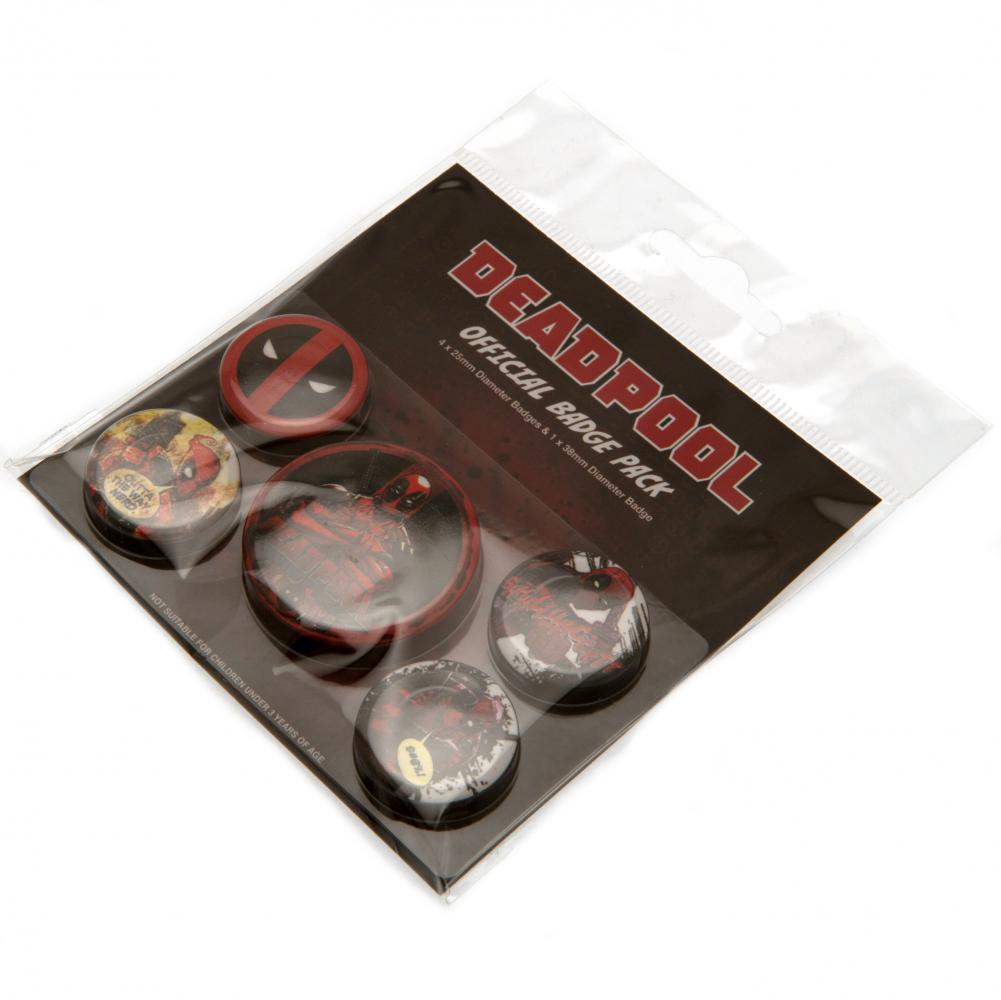 Deadpool Button Badge Set: 3 - Badges By Deadpool
