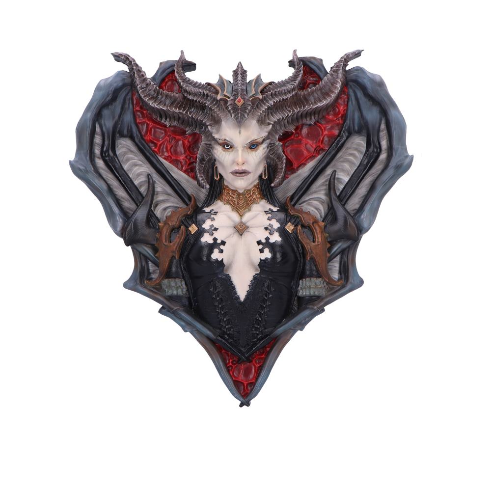 Diablo IV Wall Plaque featuring Lilith: 2 - Wall Hanging Sculptures By Diablo IV
