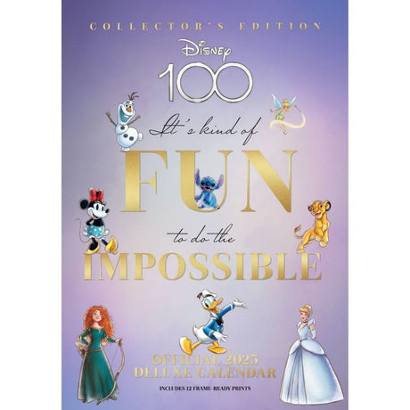 Disney Deluxe Calendar 2025: 1 - Calendars & Planners By Disney Princess