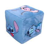 Disney Stitch and Angel Cube Cushion in Blue: 3 - Cushions By Lilo & Stitch