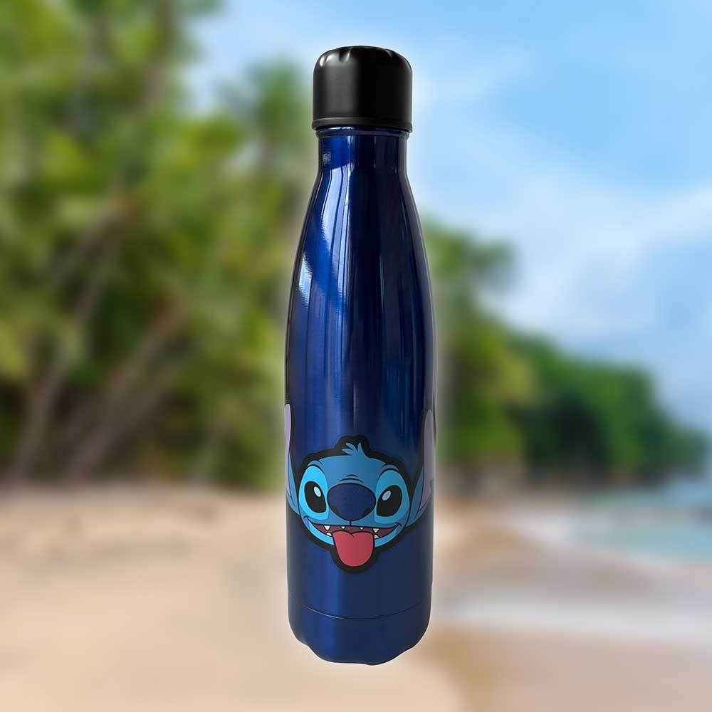 Disney Stitch Stainless Steel Water Bottle: 1 - Water Bottles By Lilo & Stitch