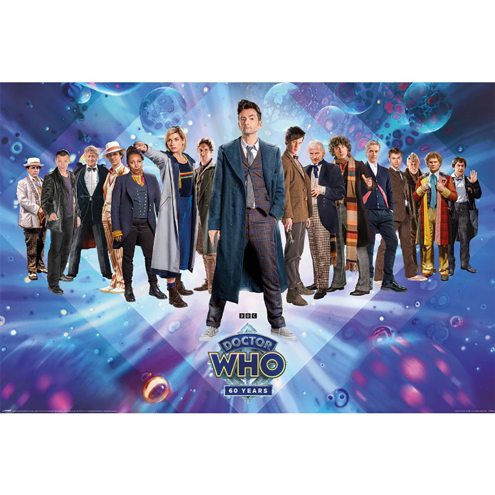 Doctor Who Poster 60th Anniversary 263: 1 - Posters By Doctor