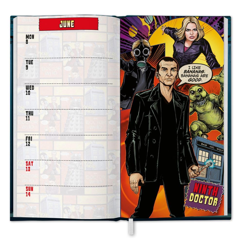 Doctor Who Slim Diary 2026: 2 - Diaries By Doctor