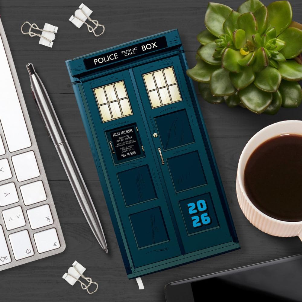 Doctor Who Slim Diary 2026: 3 - Diaries By Doctor