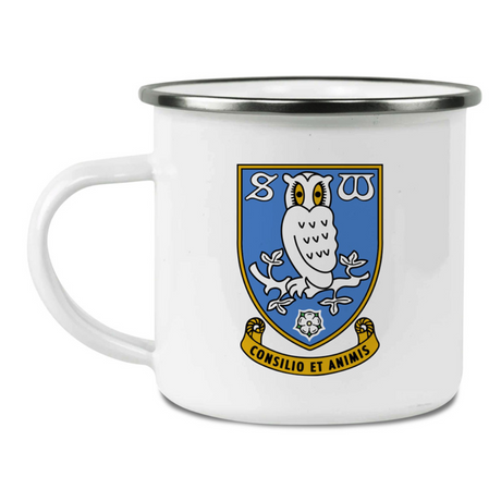 Personalised Sheffield Wednesday FC Enamel Mug