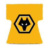 Personalised Wolverhampton Wanderers FC Shirt-Shaped Cushion