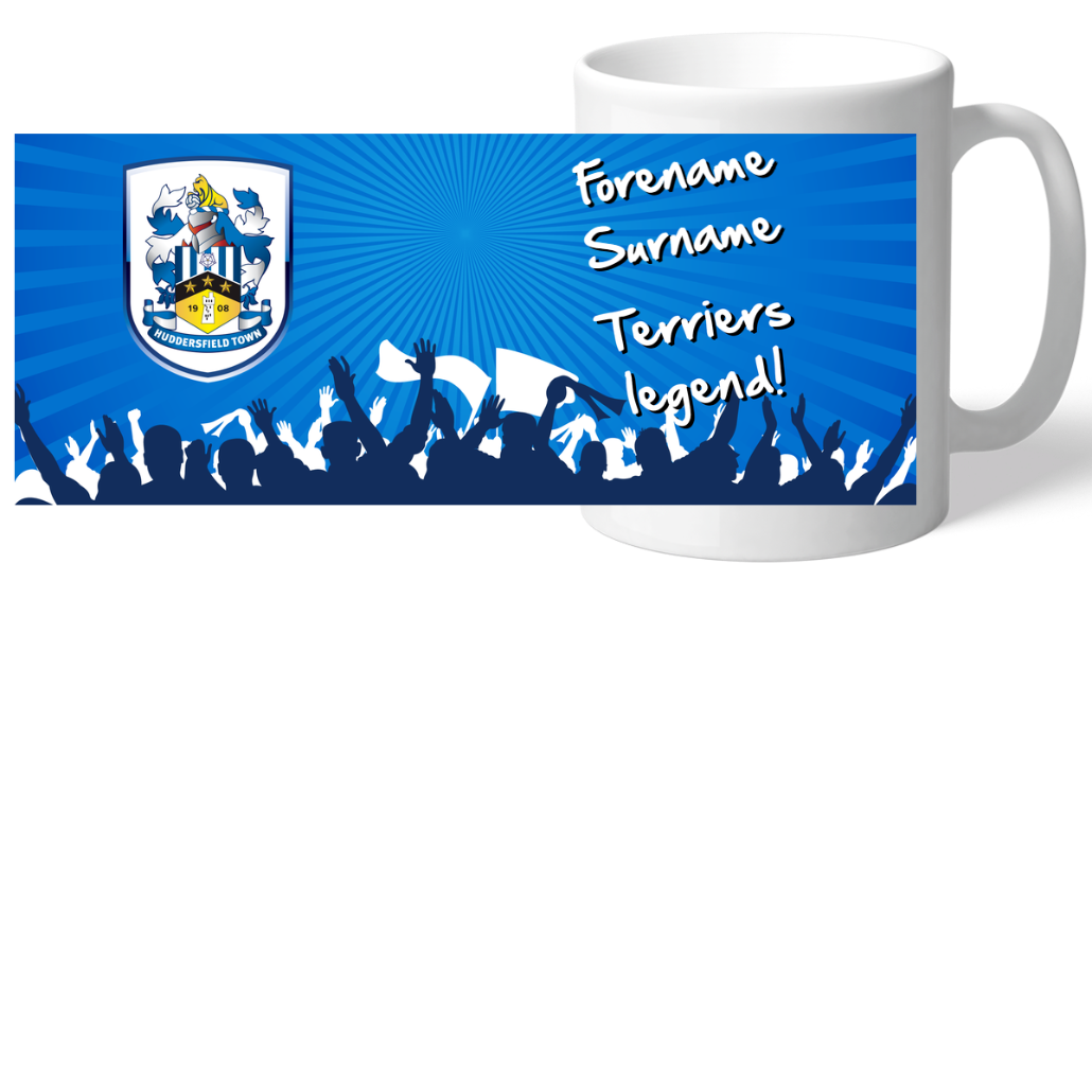 Personalised Huddersfield Town Legend Mug
