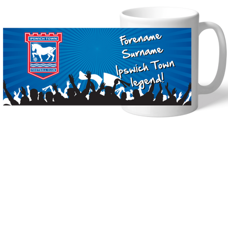 Personalised Ipswich Town FC Legend Mug